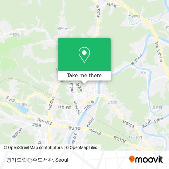 경기도립광주도서관 map