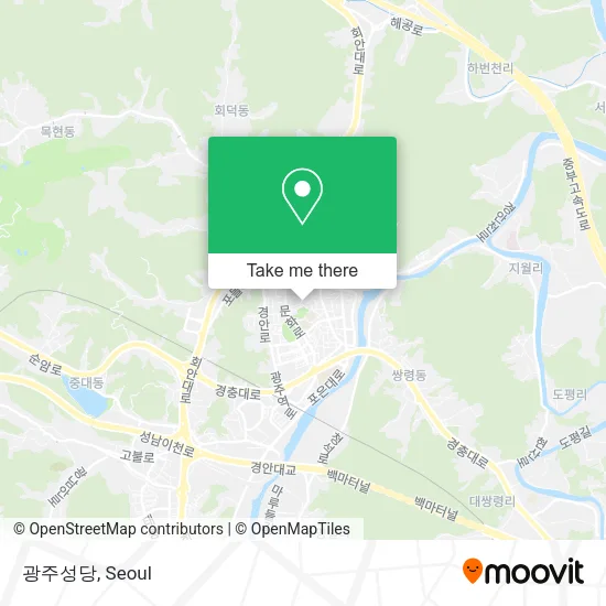 광주성당 map