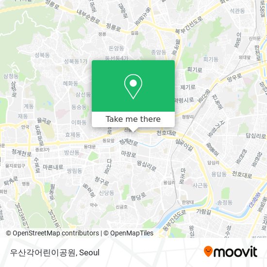 우산각어린이공원 map