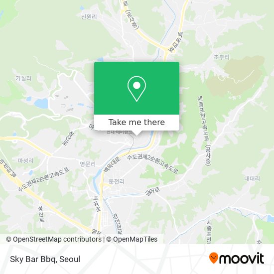 Sky Bar Bbq map