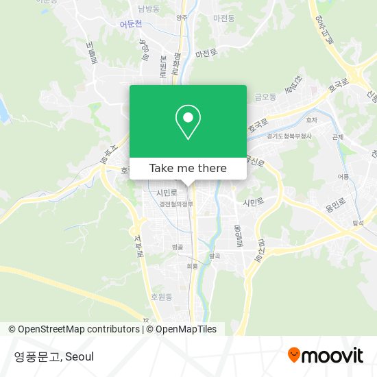 영풍문고 map