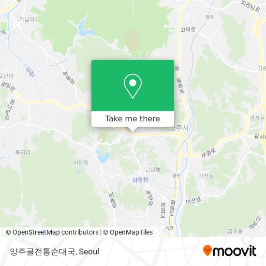 양주골전통순대국 map