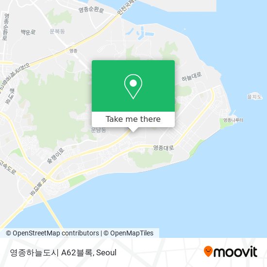 영종하늘도시 A62블록 map