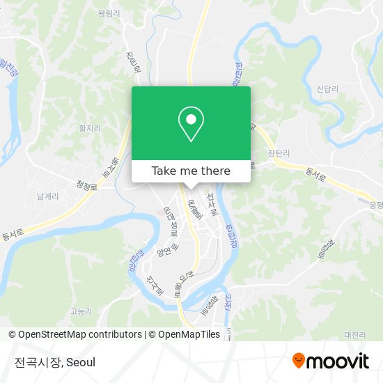 전곡시장 map