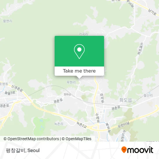 평창갈비 map