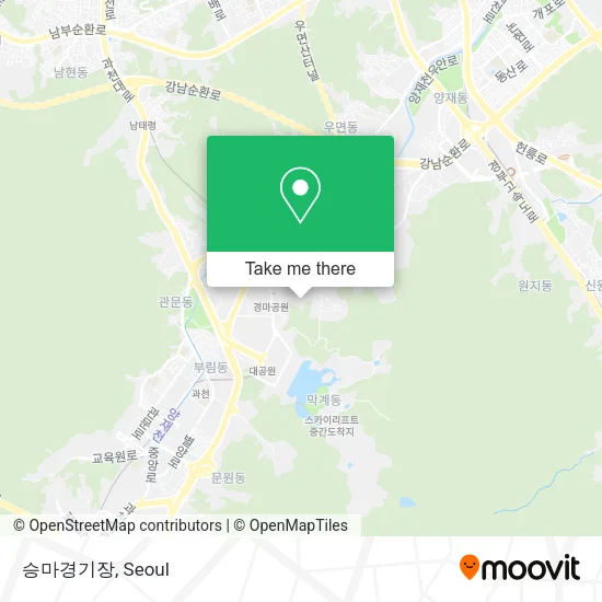 승마경기장 map