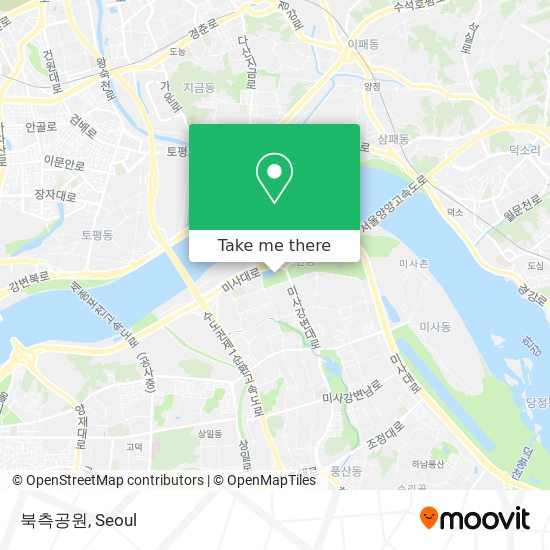 북측공원 map