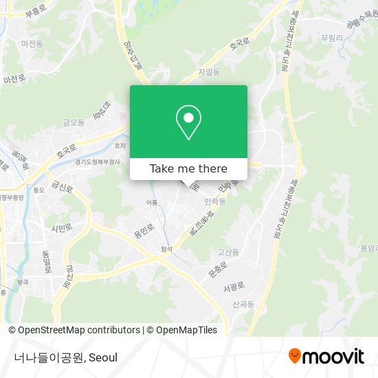너나들이공원 map