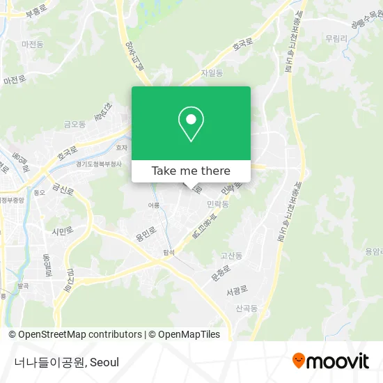 너나들이공원 map