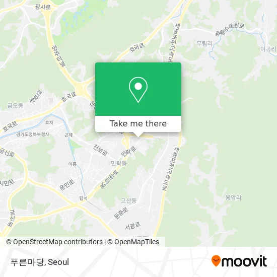 푸른마당 map