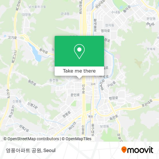 영풍아파트 공원 map