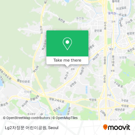 Lg2차정문 어린이공원 map