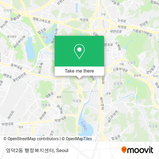 영덕2동 행정복지센터 map