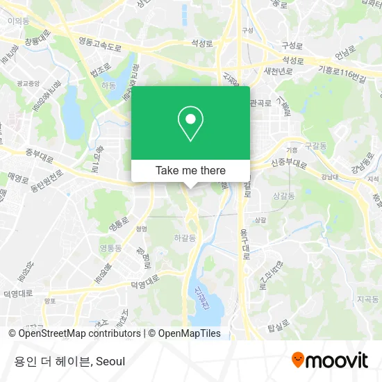 용인 더 헤이븐 map