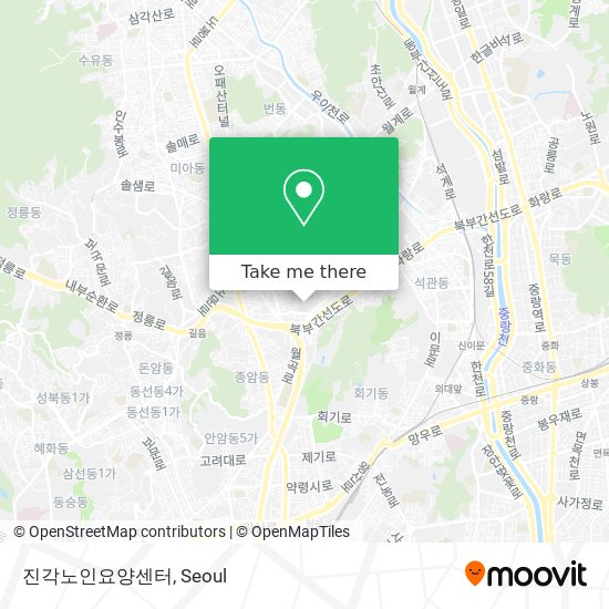 진각노인요양센터 map