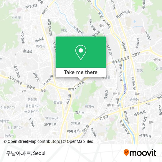 우남아파트 map