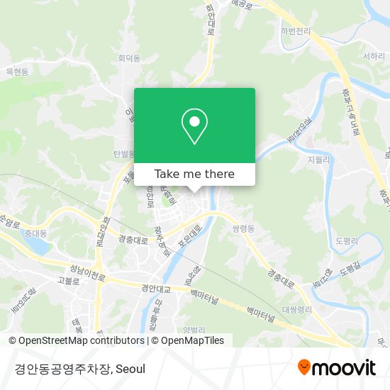 경안동공영주차장 map