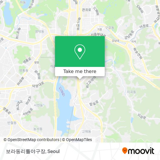 보라동리틀야구장 map