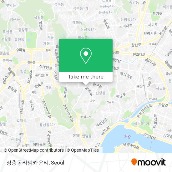 장충동라임카운티 map