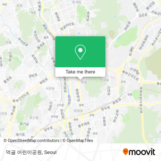 먹골 어린이공원 map