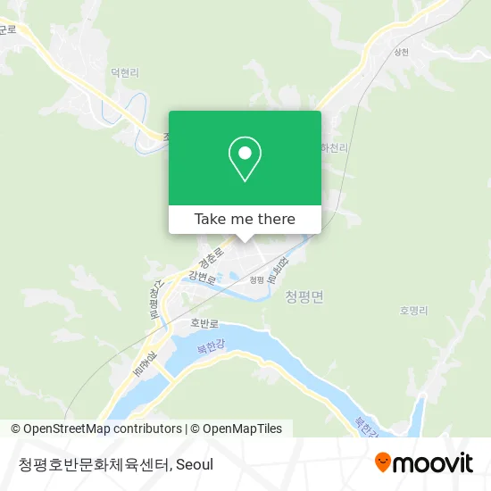 청평호반문화체육센터 map