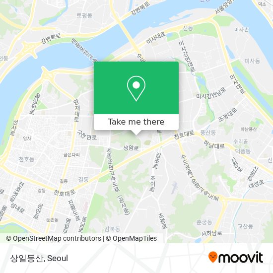 상일동산 map