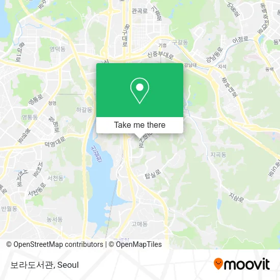 보라도서관 map