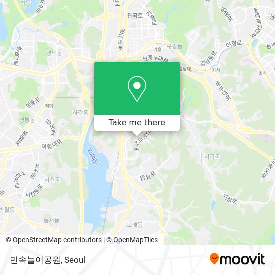 민속놀이공원 map