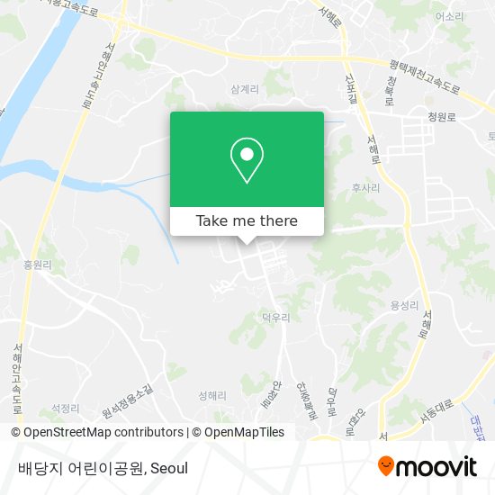 배당지 어린이공원 map