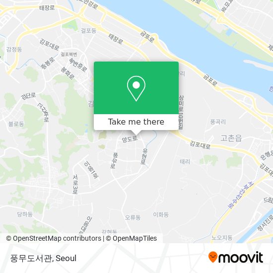 풍무도서관 map