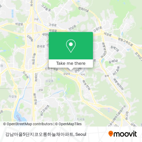 강남마을5단지코오롱하늘채아파트 map