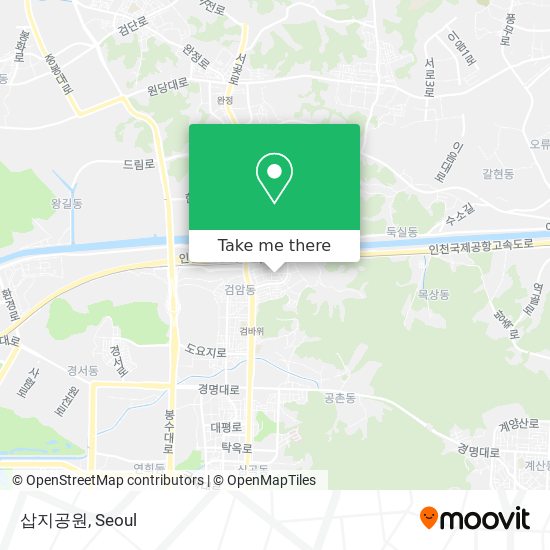 삽지공원 map