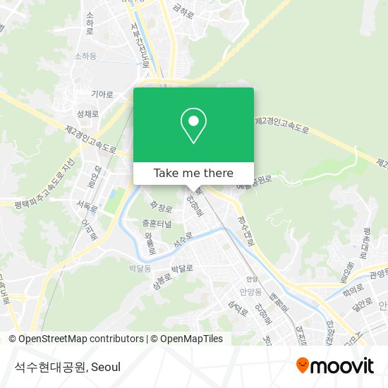 석수현대공원 map