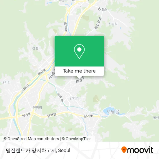 명진렌트카 양지차고지 map