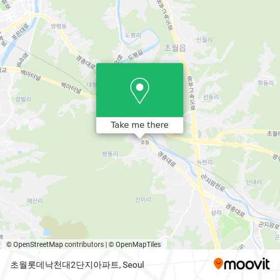 초월롯데낙천대2단지아파트 map