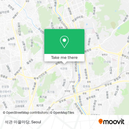 석관 마을마당 map