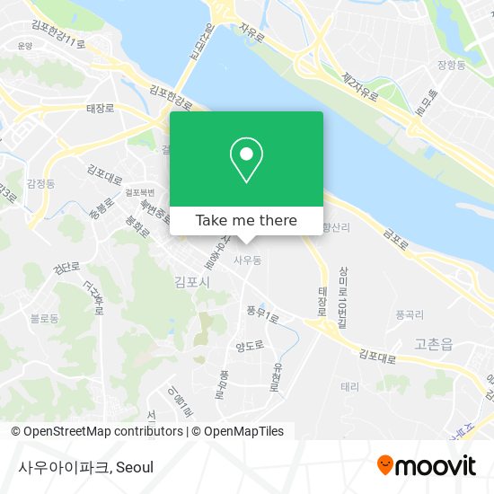 사우아이파크 map