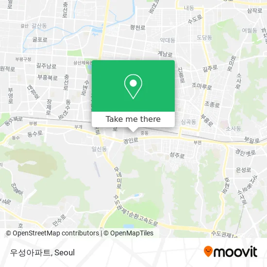 우성아파트 map