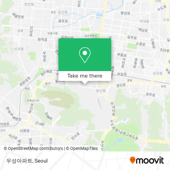우성아파트 map