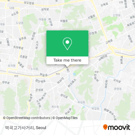역곡고가사거리 map