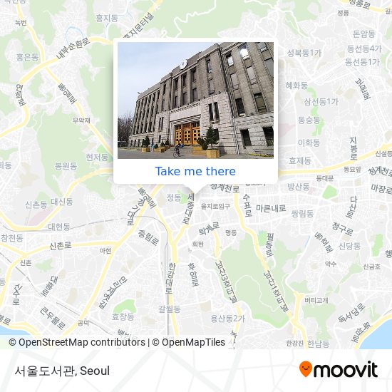 서울도서관 map