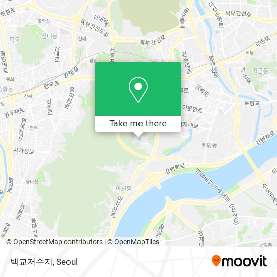백교저수지 map