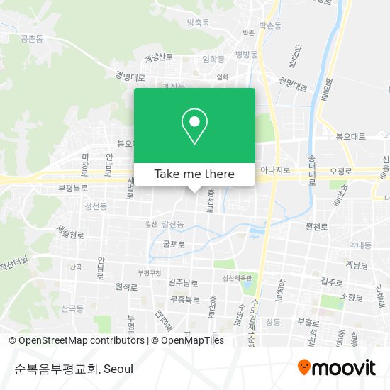 순복음부평교회 map