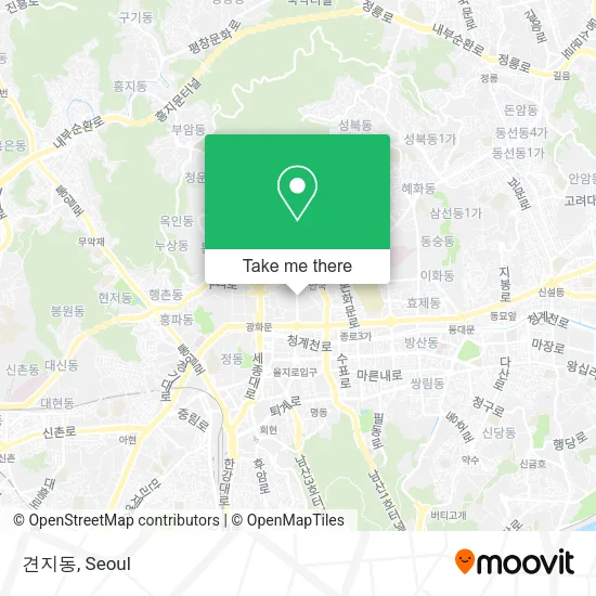 견지동 map