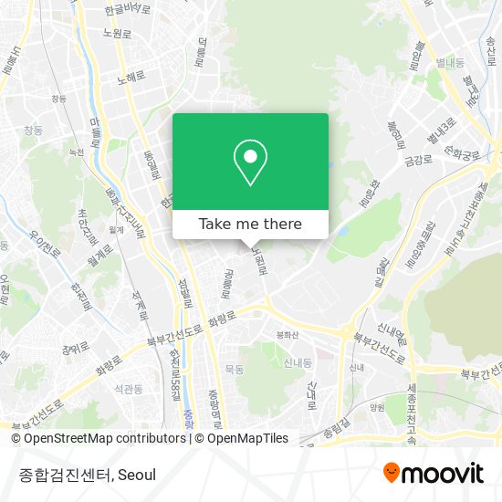 종합검진센터 map