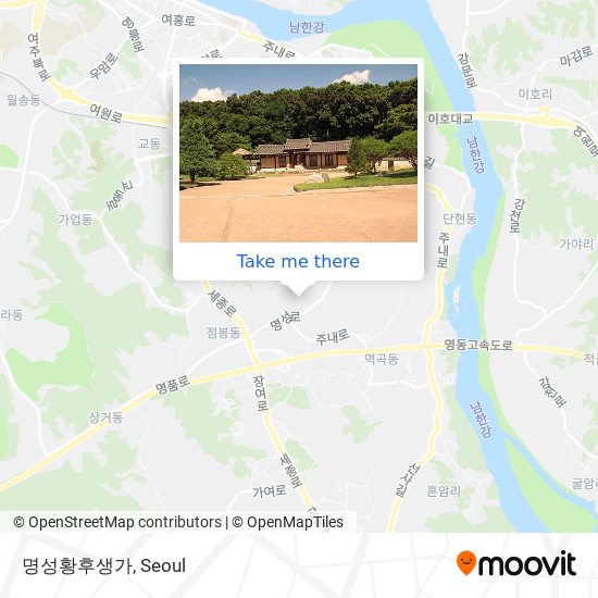 명성황후생가 map