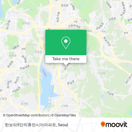 한보라5단지휴먼시아아파트 map