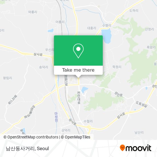남산동사거리 map