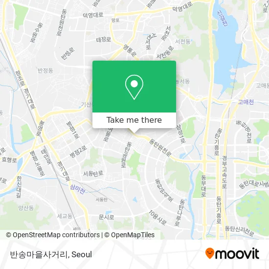반송마을사거리 map