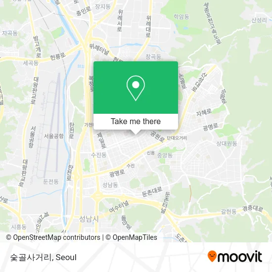 숯골사거리 map